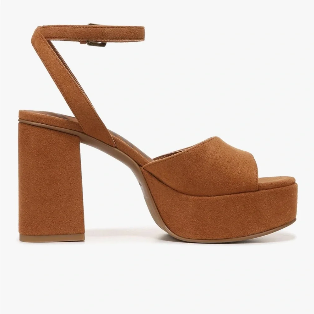 Zodiac Women's Priya Retro-Inspired Platform Block Heel Sandal Shoe Size 9.5 NWT